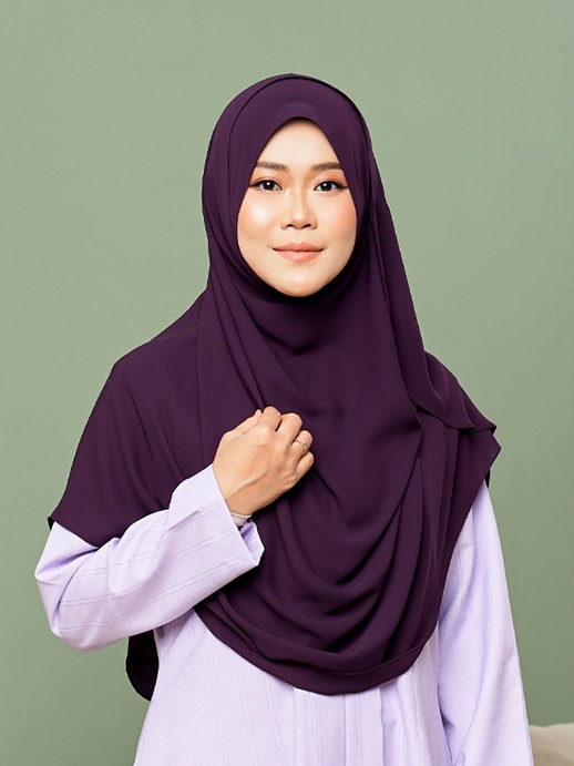 Deep Purple HANA Shawl