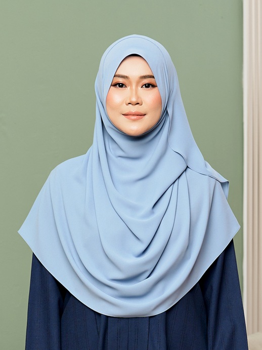 Dusty Blue HANA Shawl