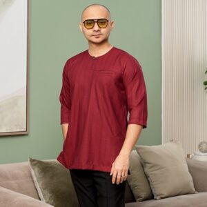 Maroon RADEN Teluk Belanga Top